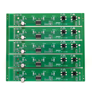 Carte de circuit imprimé FR-4 assemblée SMT personnalisée, finition de surface HASL sans plomb, composants à masque de soudure vert, composants soudés pour usage public - Product Image 5