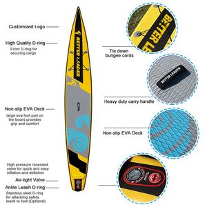 Topline Tackle New Sup board mit Flossen Garantie Sup Surfing Touring Aufblasbares <span class=keywords><strong>Stand</strong></span> <span class=keywords><strong>Up</strong></span> Paddle Board 2 Layer - Product Image 4