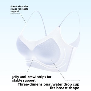 <span class=keywords><strong>Soutien</strong></span>-<span class=keywords><strong>gorge</strong></span> de <span class=keywords><strong>sport</strong></span> ultra-fin sans couture et sans traces, à maintien élevé, pour femmes à poitrine généreuse, avec effet push-up discret, sans armatures, dos élégant et bretelles fines - Product Image 5
