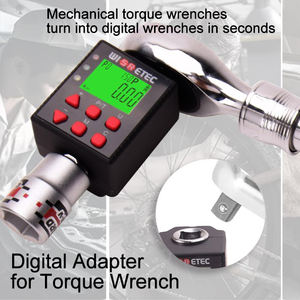 مجموعة محول عزم دوران رقمي قابل للضبط دقة عالية 1.5-1000 نانومتر مقياس مفتاح عزم كهربائي مقاس 1/4 3/8 1/2 للسيارات - Product Image 2