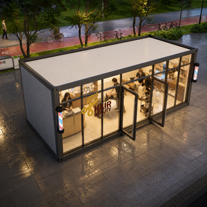 Salon de coiffure mobile modulaire préfabriqué, <span class=keywords><strong>kiosque</strong></span> de beauté pour usage commercial - Product Image 3