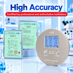 Analyseur d'énergie UV à quatre canaux Linshang LS138 pour l'analyse des données d'irradiation UVA, UVB, UVC, UVV, de la dose, de la température et du facteur de protection (IP) - Product Image 2
