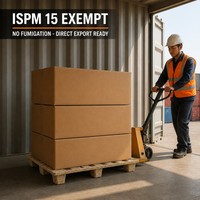 Palettes en bois moulées SPM 15, sans marquage IPPC, sans fumigation, vente en gros pour le stockage et le transport en entrepôt