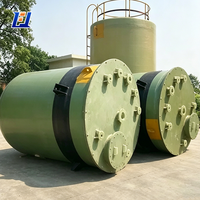 Tanque Agitador de Fibra de Vidrio GFRP FRP para Fluidos Ácidos, Alcalinos y Corrosivos FT-AT1