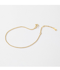 S925 silver crystal charm 18K gold plated minimalist Unisex everyday wear <b>bracelet</b> Fine chain & link <b>bracelet</b> - Product Image 5