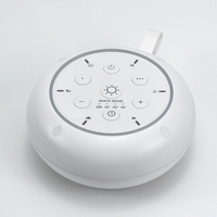 Machine à bruit blanc alimentée par courant continu OEM ODM, entraîneur sonore pour le sommeil des bébés, dispositif portable d'aide au sommeil, lumière LED pour le yoga et la méditation