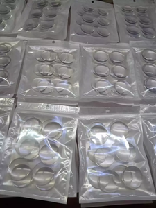 6 Buah Silikon Lembut Transparan Dapat Dicuci Pelindung Dinding Pegangan Pintu Sumbat Pelindung Bemper Anti-Slip Merekat Sendiri Penghenti Pintu Bulat - Product Image 6