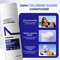 Après-shampoing VANERIA pour cheveux après la baignade, soin réparateur profond et hydratant, renforce les cheveux, après-shampoing pour la baignade