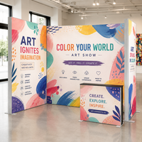 Affichage publicitaire SEG lumineux à fort impact, logo personnalisé vertical, boîte à lumière rétroéclairée durable et reconfigurable pour l'art mural