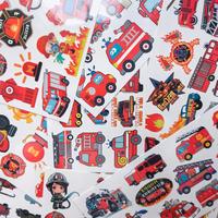 Tatouages temporaires de pompiers et camions de pompiers 2026, autocollants de tatouage, décorations et fournitures pour fêtes d'anniversaire, cadeaux et prix scolaires