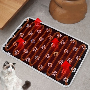Tear-resistant Pet Electric <strong>Heating</strong> Pad Waterproof Durable Warm <strong>Mat</strong> with Timer for Kittens <strong>Puppies</strong> - Product Image 2