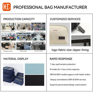 Set <span class=keywords><strong>di</strong></span> 6 Cubi <span class=keywords><strong>di</strong></span> Compressione Espandibili per Organizzare Vestiti e Bagagli, Pratico Aiuto Leggero per Viaggiatori - Product Image 6