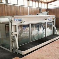 Tapis roulant aquatique professionnel Bigol pour chevaux, pour la rééducation, l'entraînement, la course, les soins et l'utilisation équestre, avec bain de massage santé
