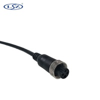 Cable de Extensión Hembra para Conector de Aviación de 4 Pines, Resistente al Agua y a los Golpes