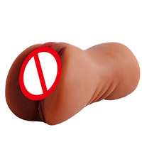 Lebensechter 3D-Textur Männlicher Masturbator Hautähnliches TPE Stroker Sleeve Vakuum-Saugnapf Taschenmuschi Erwachsenen-Sextoys für Männer Großhandel