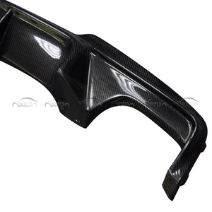 Nuevo Alerón Trasero de Fibra de Carbono Estilo V, Aletas, Spoiler, Difusor para F10 F11 M Tech M5, Negro Carbono - Product Image 6