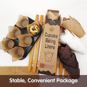 Vendita calda Eco Friendly naturale tulipano Cupcake fodere per cottura tazze da forno <span class=keywords><strong>carta</strong></span> tulipano Muffin fodere Cupcake involucro per il partito - Product Image 5