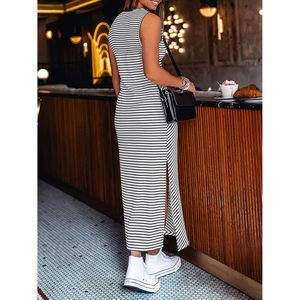 Vestido Midi sin Mangas para Mujer FOXA, con Cintura Ajustable, Estilo Casual, para Verano y Vacaciones, Tejido Transpirable - Product Image 4