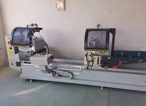 Hisena Hoàn toàn tự động CNC đúp Head miter Saw thiết kế hiện đại cửa sổ máy móc cho nhôm PVC hồ sơ dễ dàng vít cài đặt - Product Image 5