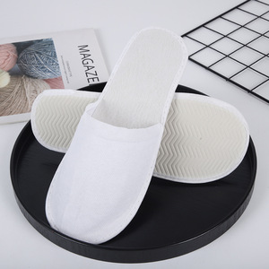 Factory Supply Hotel Einweg pantoffeln Homes tay Willow Leaf Pattern Bottom White Travel Tragbar Rutsch fest Leicht gewicht - Product Image 3