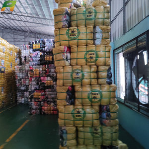 Top de fianza de ropa de algodón y poliéster colorido de grado A de empresas de ropa usada de Corea en MOQ de - Product Image 3