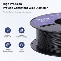 Filament d'imprimante 3D NAGA PETG Marble 1,75 mm 1,75 1 kg Bobine pour la plupart des imprimantes 3D FDM, Bleu clair