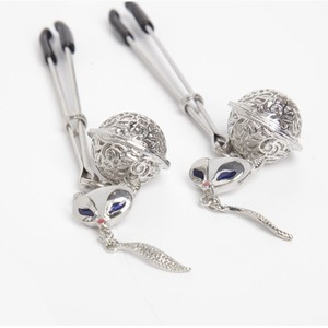 Adult Sex Toys Hersteller Direct SM weibliche Nippel klemme Labia Clip mit Fox Bell Anhänger Paare Sex Supplies - Product Image 1
