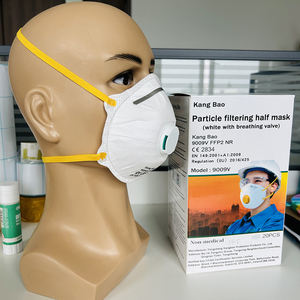Fournitures de sécurité Masque FFP2 10 pièces 9009V Blanc avec valve FFP1 et FFP2 Demi-masques filtrants de particules Utilisation sûre du respirateur FFP2 - Product Image 4