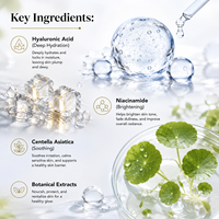 Masque bio de nuit OEM/ODM masque de sommeil hydrogel en feuille de collagène profond pour l'élimination de l'acné par l'essence de plante apaisante du visage