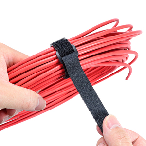 Mudah disesuaikan antiselip <span class=keywords><strong>2</strong></span> in 1 tali gesper plastik kait <span class=keywords><strong>Loop</strong></span> untuk manajemen kabel - Product Image 4