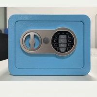 Großhandel Ganghao Mini Digitaler Safe Vollstahl Elektronisches Codeschloss Diebstahlsicherer Sicherheitsschrank 17x23x17cm für Zuhause und Hotel