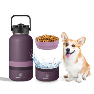 Botella de Agua para Mascotas Everich 2025 ODM 3 en 1, Libre de BPA, Personalizable, con Tazones Desmontables de Acero Inoxidable, a Prueba de Fugas, para Viajes - Product Image 1