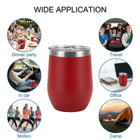 Meilleures ventes : Verre isotherme sans pied en forme d'œuf, double paroi, isolé sous vide, en acier inoxydable 304, pour le vin