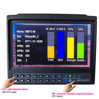 7-Zoll-HD-IPS-LCD-Bildschirmmonitor DVBS/S2/T/T2/C/AHD/UTC 8MP Kombi Digitaler Satellitenfinder mit 7,4V/5Ah Li-Akku KPT-701S/T+