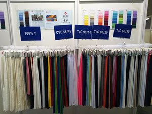 Tissu de doublure de poche pour jeans, fourni par l'usine, <span class=keywords><strong>pas</strong></span> <span class=keywords><strong>cher</strong></span>, TC80 polyester 20 coton, popeline teinte unie, pour vêtements de garçon, sacs, robes - Product Image 6