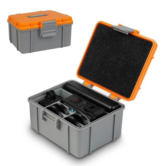 PULUZ Waterproof Hard Carrying Suitcase Outdoor Protective Storage Box for DJI Osmo Action 5 Pro/4/3 in Stock Camera Accessory