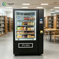 Distributeur automatique de boissons et de collations fiable et écologique avec compresseur à économie d'énergie et revêtement anti-traces de doigts