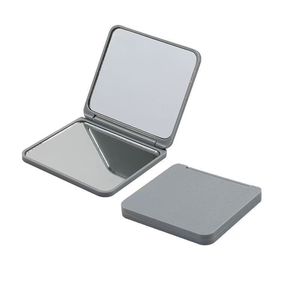 Square Pocket Folding <b>Mirror</b> Black <b>Compact</b> Double Sided Portable Travel Makeup <b>Mirror</b> Custom Logo Plastic Case - Product Image 6