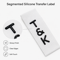 Étiquettes de transfert en silicone 3D personnalisées, écologiques, faciles à appliquer, pour vêtements et marques de vêtements