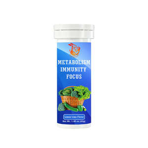 Poudre personnalisée à saveur citron-lime pour le métabolisme et l'immunité, faible MOQ, renforce la défense immunitaire, booste la vitalité naturelle toute la journée - Product Image 1