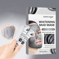 Masque de boue hydratant pour le soin de la peau OEM, à l'huile de concombre, contrôle du sébum, resserre les pores, élimine les points noirs, nettoyage en profondeur, masque facial en argile blanchissant