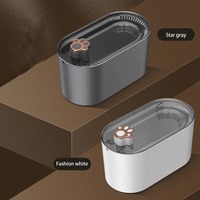 Fontaine à eau automatique 3L pour chat, grande capacité, filtre à recirculation, charge plastique, bol électrique USB muet pour chat.