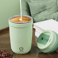 Tasse à café auto-agitante rechargeable personnalisable couvercle étanche tasse magnétique rotative multifonctionnelle portable utilisation de l'eau
