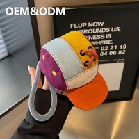 Porte-clés personnalisé élégant en forme de casquette de baseball, mini-chapeau pendentif avec dragonne et mousqueton, joli breloque de sac pour femmes et filles, cadeau