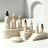 Vente en gros de flacons compte-gouttes en verre pour huiles essentielles avec pipette 5ml 10ml 15ml 30ml 50ml 100ml pour parfum, sérum, huile d'aromathérapie