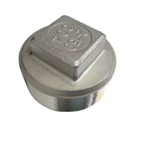 150 Lb Stainless Steel 304 Square Head Plug