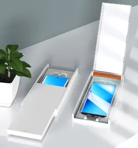 Protecteur d'écran incurvé 3D avec boîte d'installation facile, Kit d'installation 9H verre trempé pour Samsung Galaxy S22 S21 Ultra