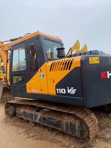 Used Hyundai R110 Crawler Excavator 11 Ton Medium Second Hand Digger Reliable Hydraulic Construction <b>Machine</b> Sale - Product Image 1
