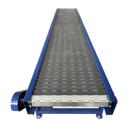 Convoyeur à bande plate en acier inoxydable de qualité alimentaire, chaîne à bande plate, résistant à la chaleur, résistant à l'eau, durable, facile à nettoyer