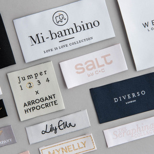 Banderas de Dardo Tejidas de Alta Densidad, Ecológicas y Cortadas con Láser para Bolsas de Ropa, Etiquetas de Zapatos (Material de Poliéster) - Product Image 4